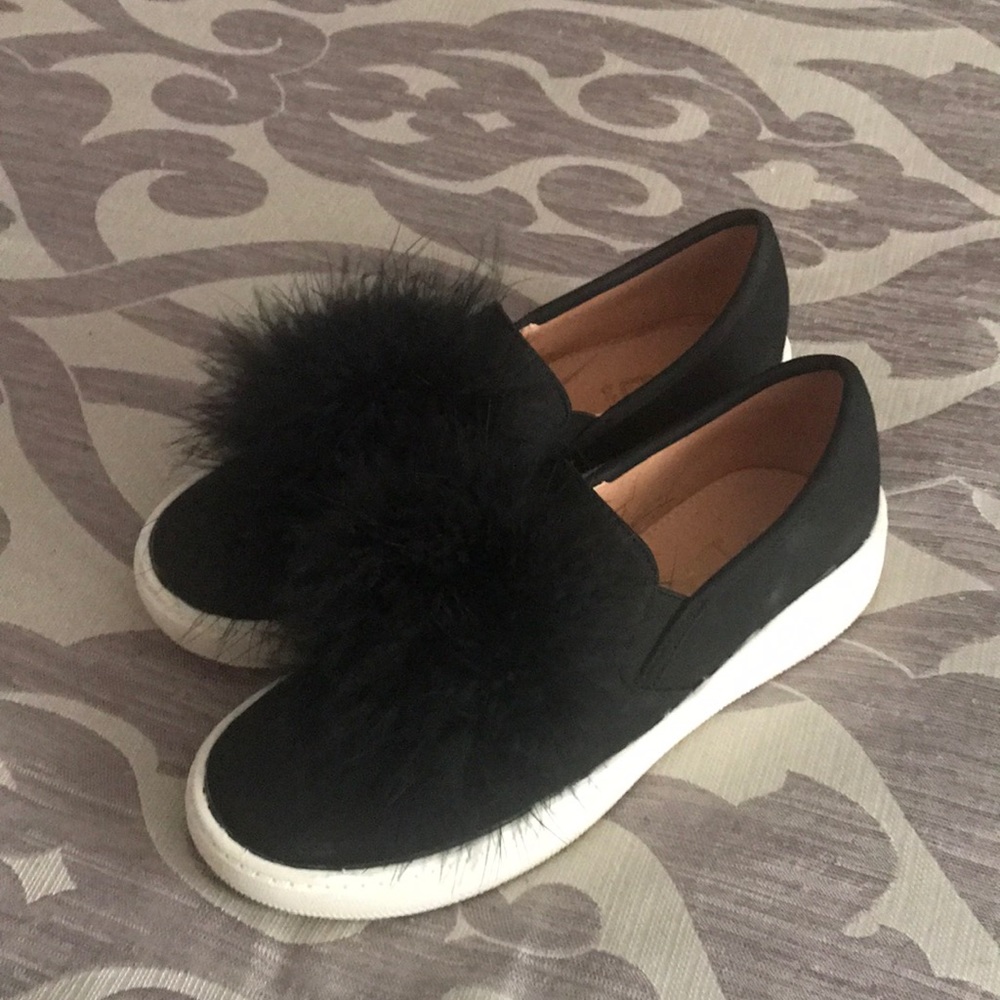 Fuzzy Slip-on Sneakers